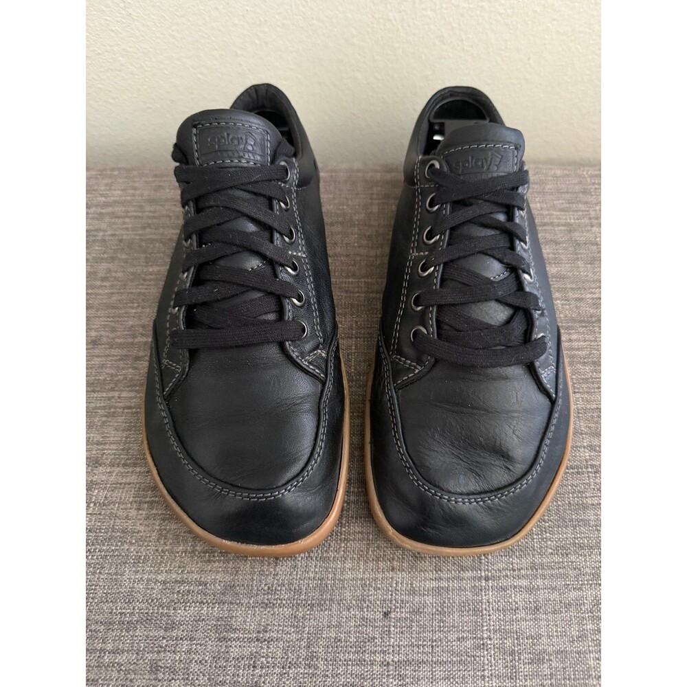 Women’s Splay Freestyle Barefoot Black Leather Shoes Size 7 Youth Size 5